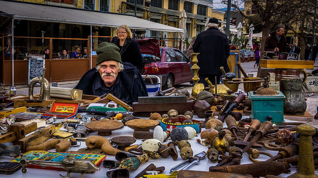 Miestny trh v Aténach