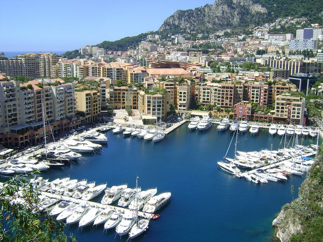 Prístav v Monaku