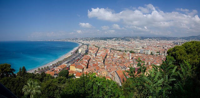 Pohľad na prístavné mesto Nice