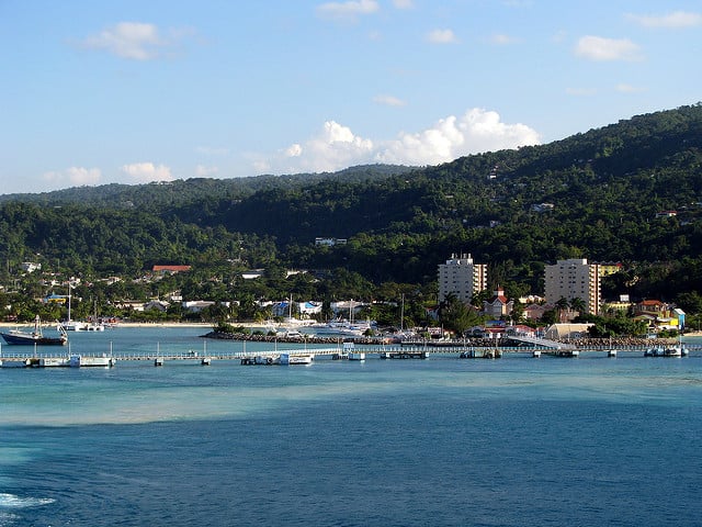 Jamajské mestečko Ocho Rios