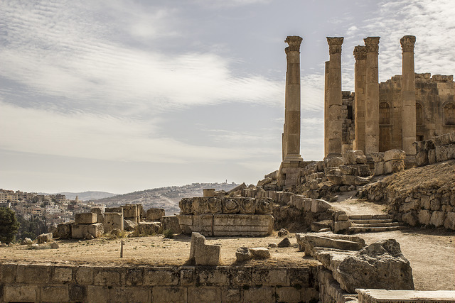 Pozostatky antického mesta Jerash
