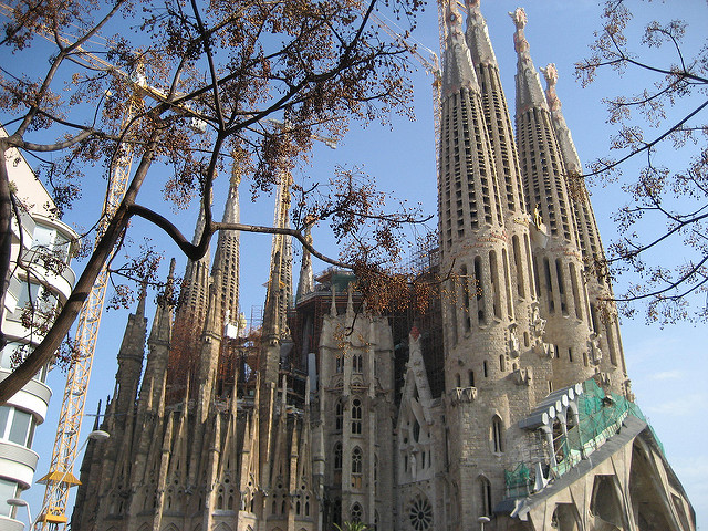Sagrada Familia je dielom Antonia Gaudího