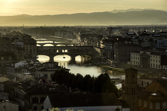 Pohľad na mesto Florencia