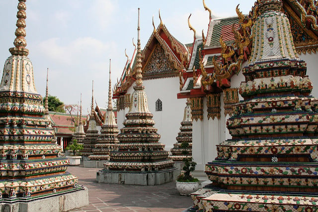 Komplex Wat Po v Bangkoku