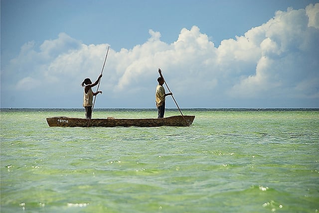 Rybári v Keni na love
