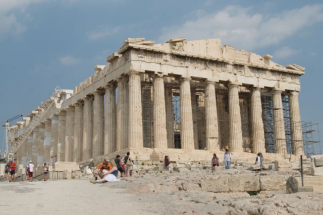 Akropola v Aténach, chrám Parthenón