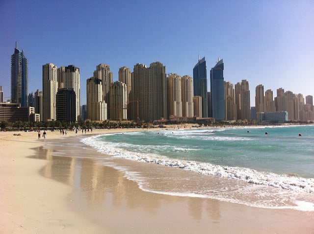 Pláž Jumeirah v Dubaji