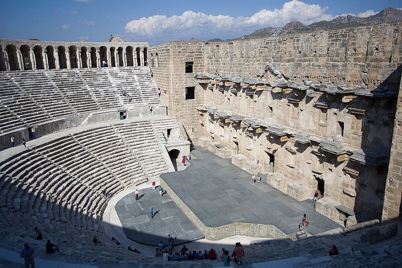 Rímske divadlo v Aspendose
