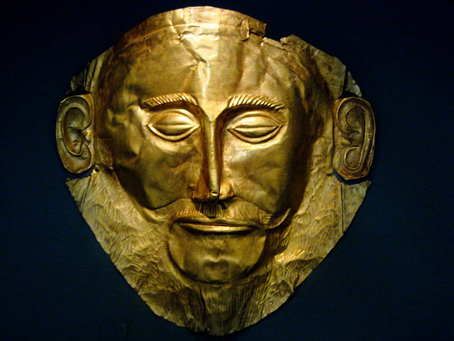 Slávna maska kráľa Agamemnona