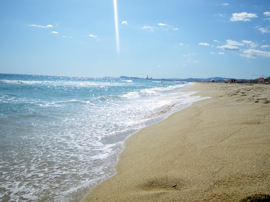 Ocata Beach neďaleko Barcelony