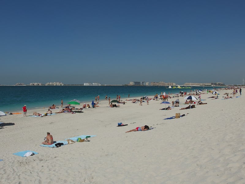 Pláž v oblasti Jumeirah Beach Residence