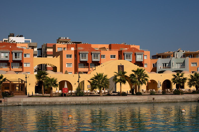 Hurghada Marina s promenádou