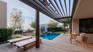 Ridge Terrace with Pool Garden View