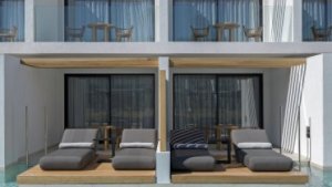 Deluxe swim up suite