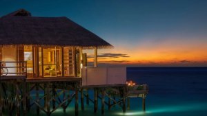 Sunset Laamu Water Villa with Pool