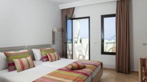 Double room in bungalow with sea view
