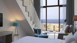 Duplex suite, výhľad more