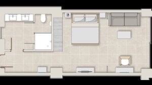 Junior Suite s balkónom, sea view