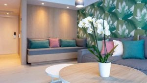 Suites with panoramic sea view