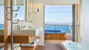 Deluxe izba s jacuzzi, výhľad more