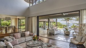 Five-Bedroom Oceanfront Residence with Pool