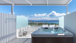 Twin or Double room, balcony sea view and Jacuzzi