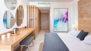 Twin or Double room, terrace or balcony garden view