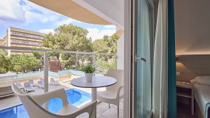 Deluxe Double Pool View with Balcony