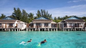 Premium Water Villa Twin Bed