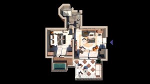 Premium 1 Bedroom Suite, sea view s vonkajšou jacuzzi