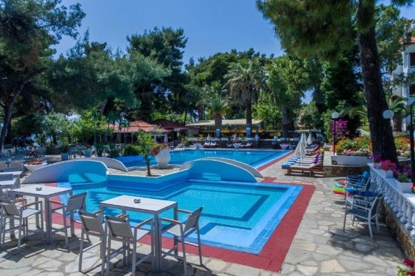 Chalkidiki: Porfi Beach Hotel 3* - Bazény