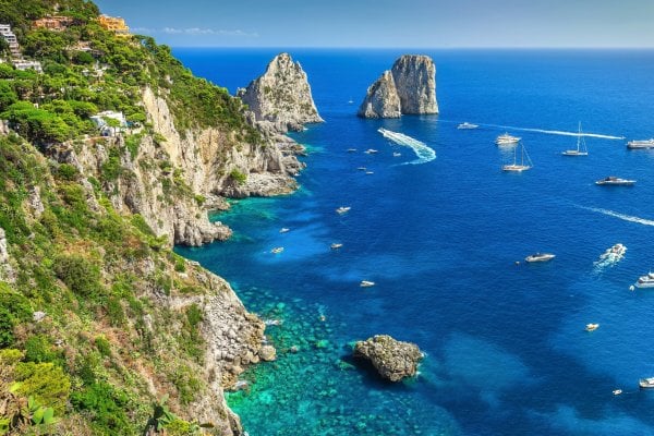 Augustové Taliansko: Capri, Ischia a termálne kúpele