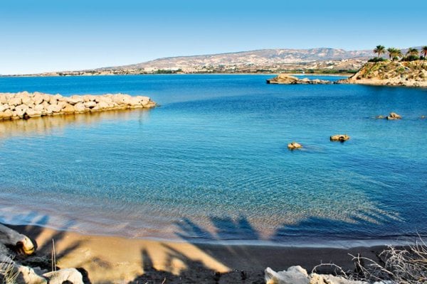 Cyprus, Paphos: Theo Sunset Bay Holiday Village 4* - Pláž