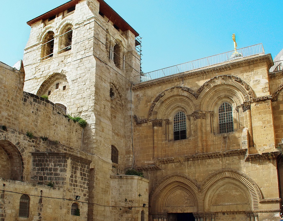 Bazilika Božieho hrobu v Jeruzaleme,významné pútnické mesto