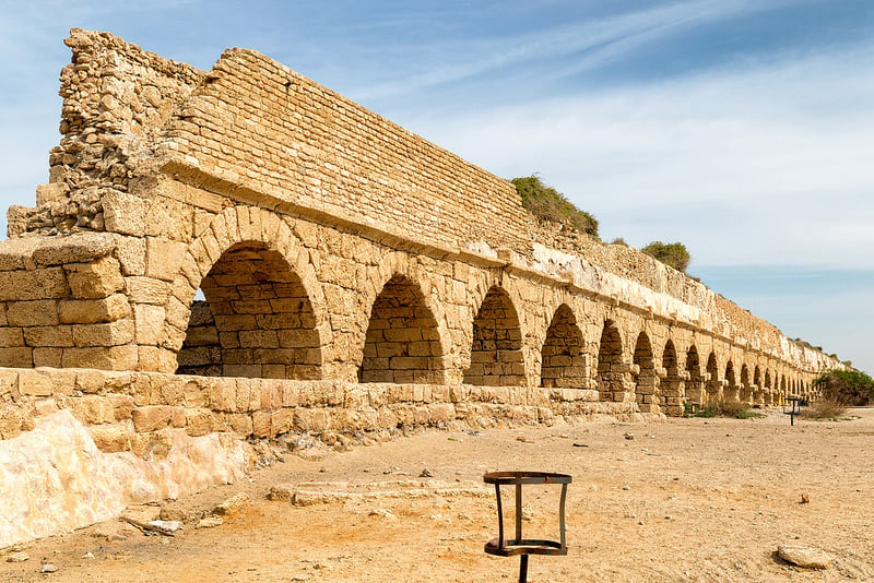 Rímsky akvadukt v meste Cézarea