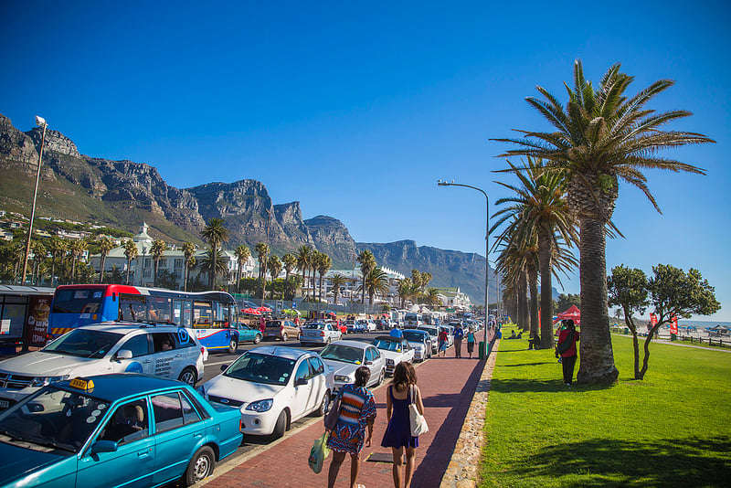 Kapské mesto a pohorie Table Mountain