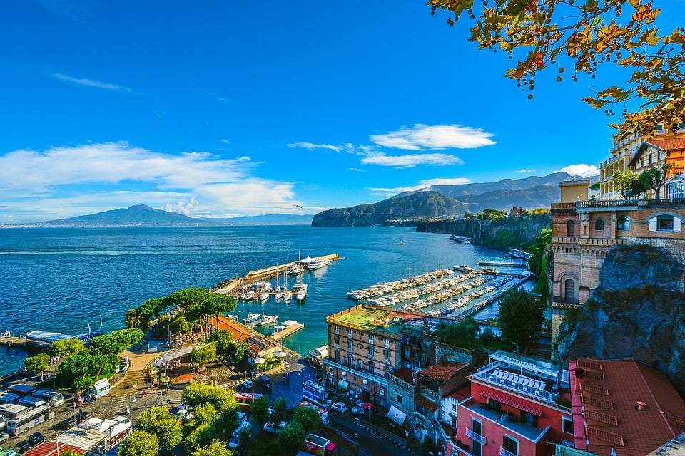Mestečko Sorrento na krásnom Amalfskom pobreží
