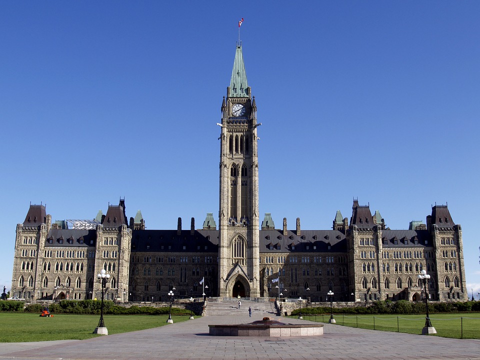 Budova parlamentu v Ottawe