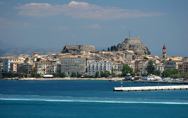 Stará časť mesta Korfu
