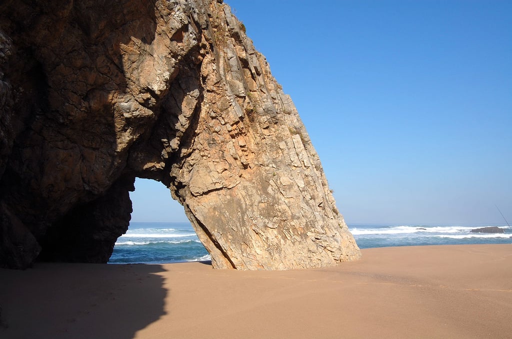 Praia da Adraga neďaleko mestečka Sintra