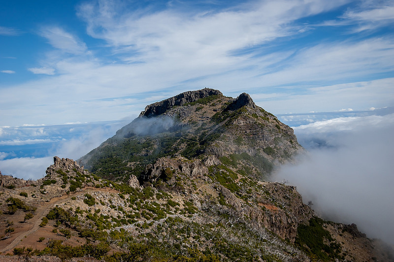 Najvyšší vrch Madeiry Pico Ruivo