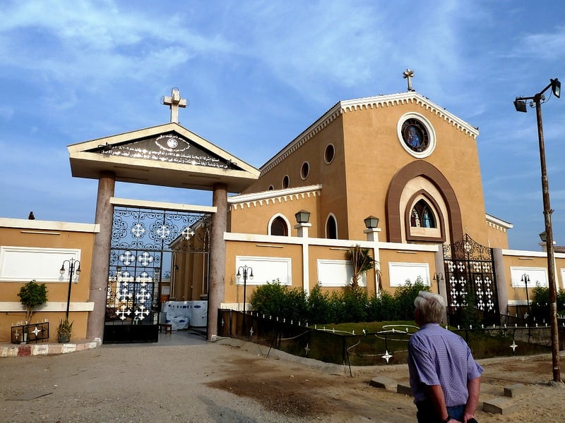 Kostol v mestečku El Quseir