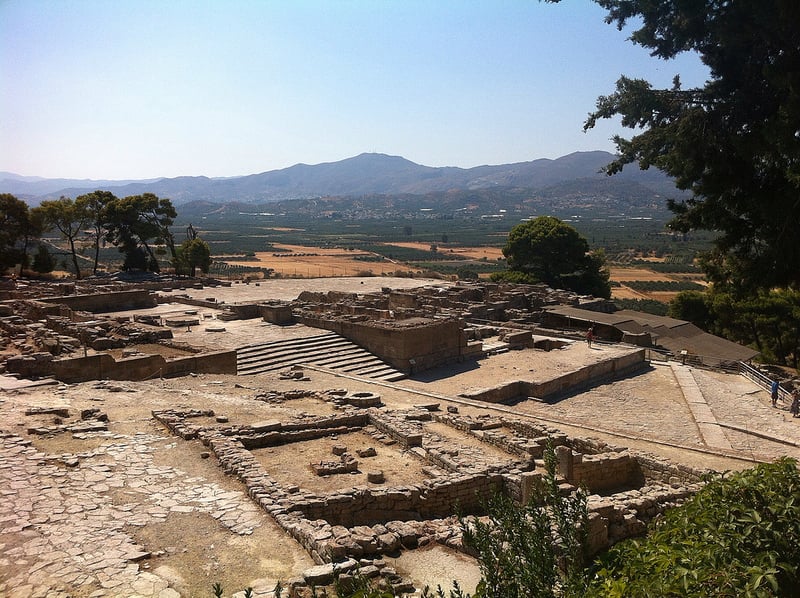 Pozostatky paláca Phaistos