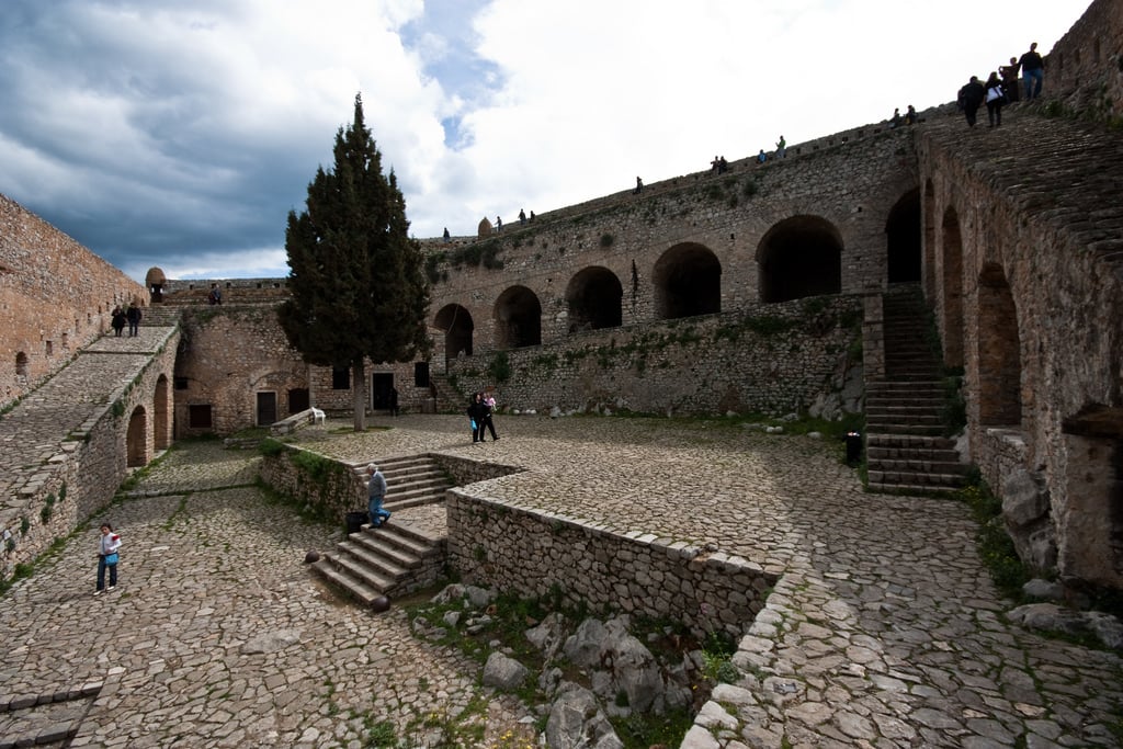 Vnútorné priestory hradu Palamidi