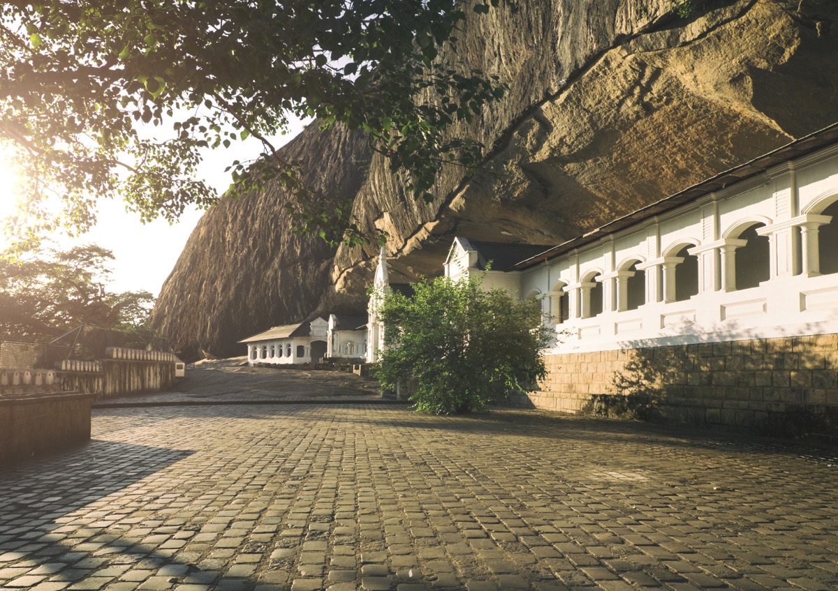jaskynný chrámový komplex Dambulla Srí Lanka