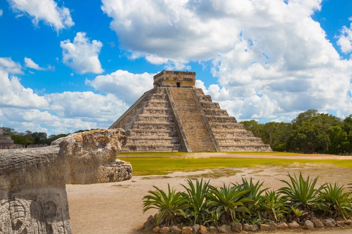 archelogické nálezisko Chichén Itzá Mexiko