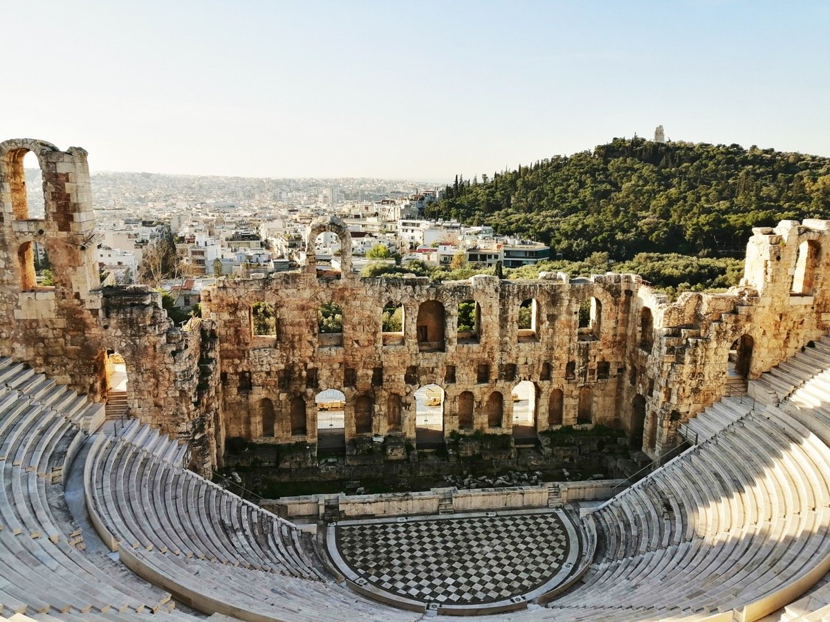 Herodotovo divadlo, Atény, Grécko