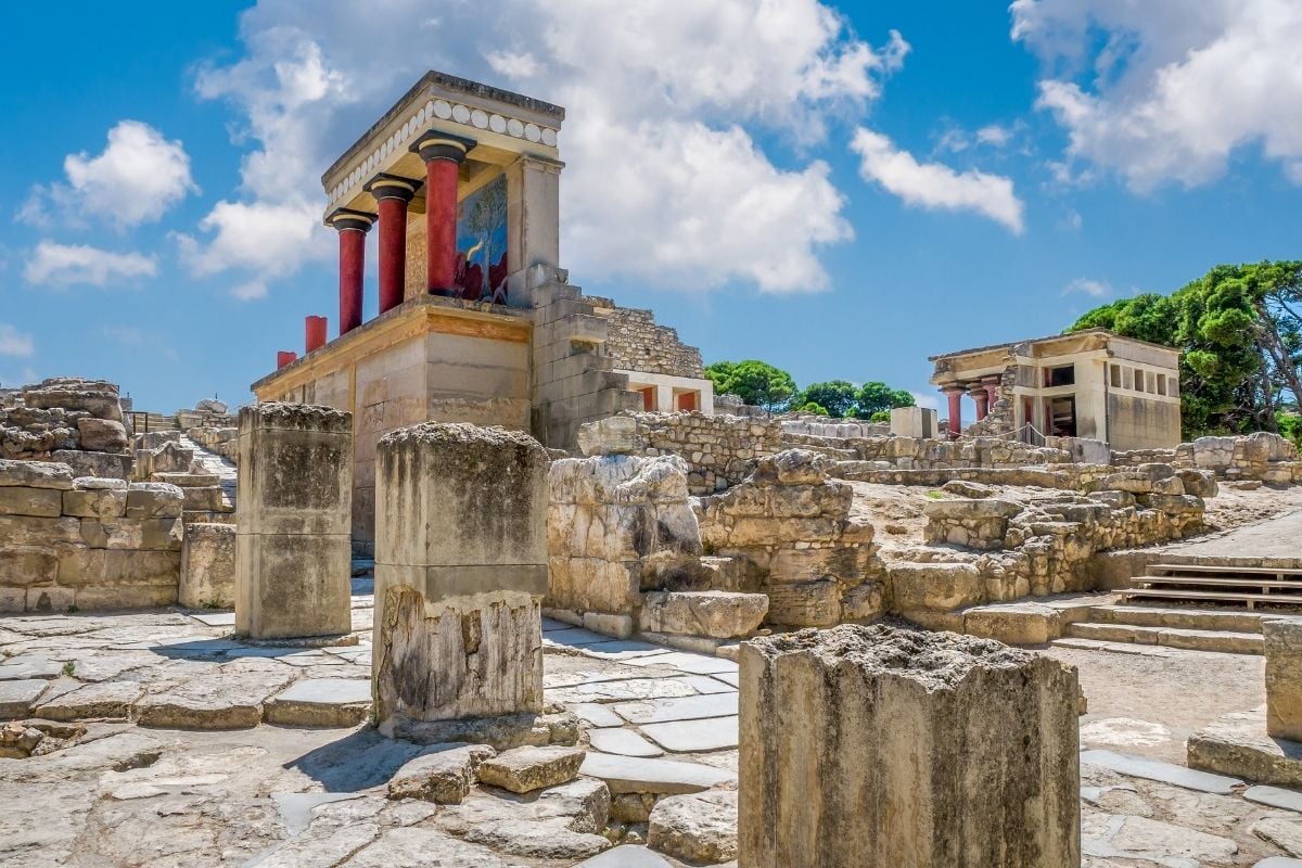 minojský palác Knossos