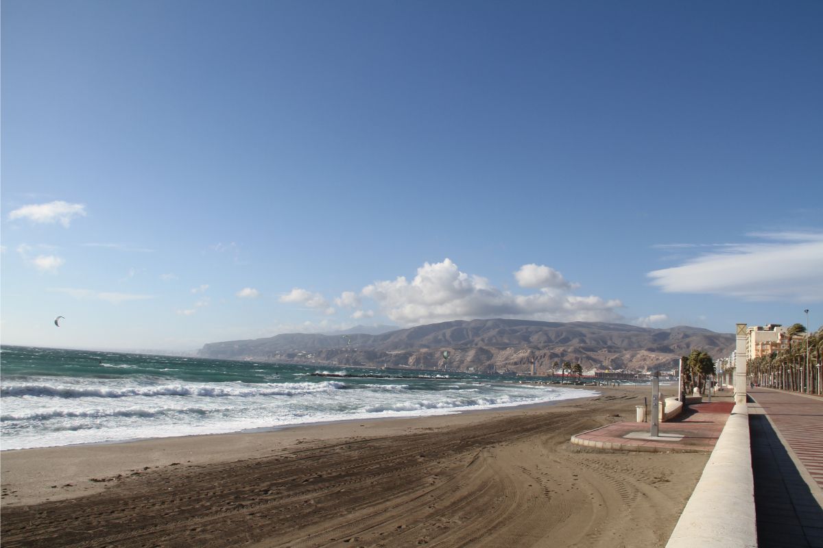 Playa del Zapillo, Costa Almería, Andalúzia