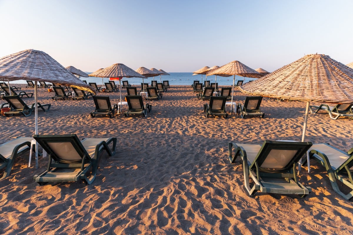 Sarigerme Beach, Dalaman, Turecko
